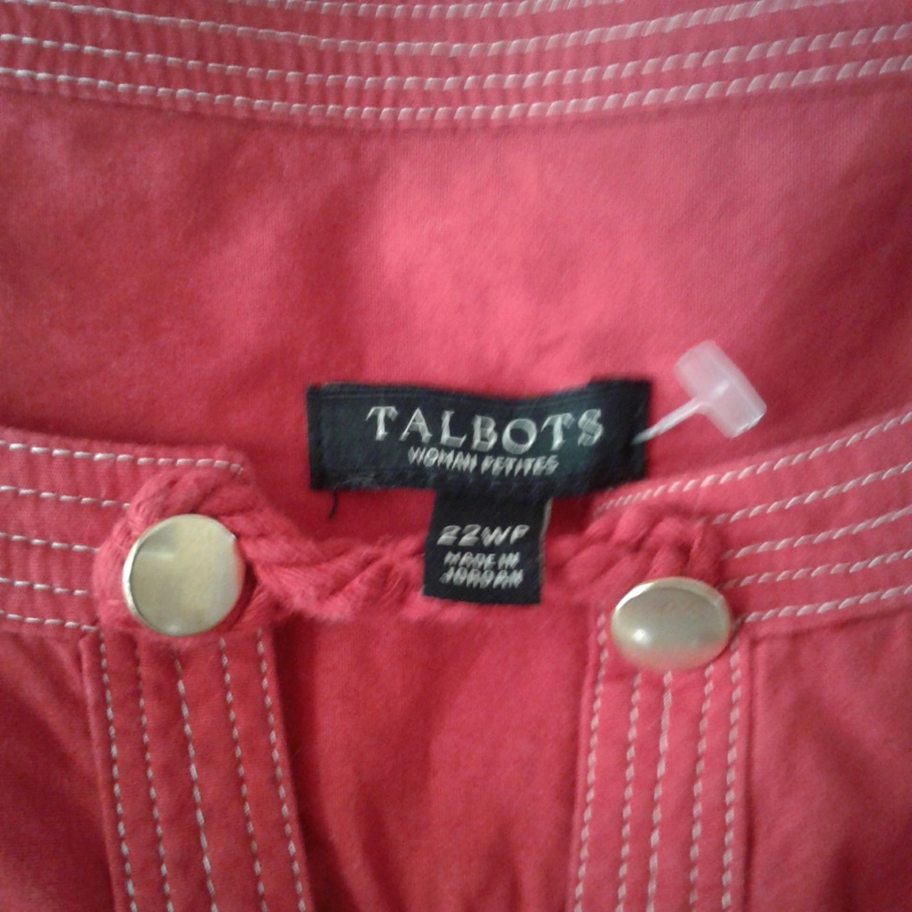 Talbot's Red Shirt - Picture 3 of 6